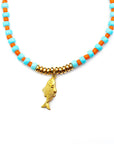 Collar Chicona Pez Dorado