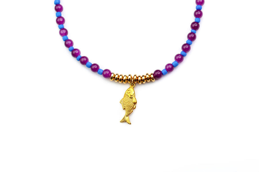 Collar Chicona Pez Dorado