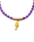 Collar Chicona Pez Dorado