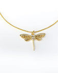 Collar Libélula con Zirconias