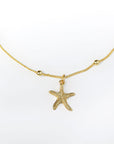 Collar Bolitas con Estrella de Mar