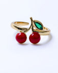 Anillo Cerezas Rojas