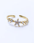 Anillo Flor Zirconia