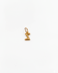 Charm inicial personalizado dorado - Tu historia