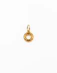 Charm inicial personalizado dorado - Tu historia