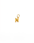 Charm inicial personalizado dorado - Tu historia