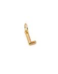 Charm inicial personalizado dorado - Tu historia