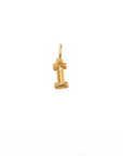 Charm inicial personalizado dorado - Tu historia
