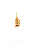 Charm inicial personalizado dorado - Tu historia