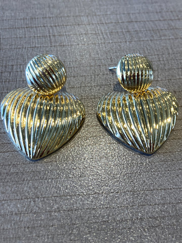 Aretes Corazón Glam