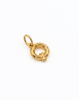 Charm inicial personalizado dorado - Tu historia