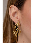 Aretes Coral Golden