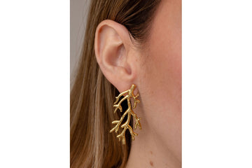 Aretes Coral Golden