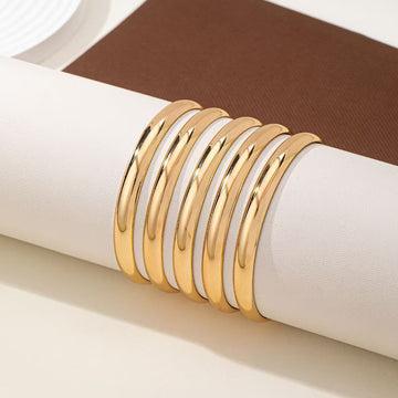 Pulsera Doradas - 5 pzas