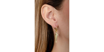 Aretes Pescado Con Perla