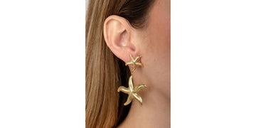 Aretes Doble Estrella de Mar