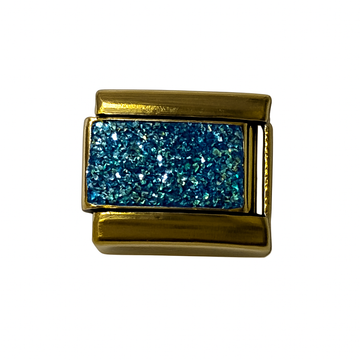Charm brillo azul