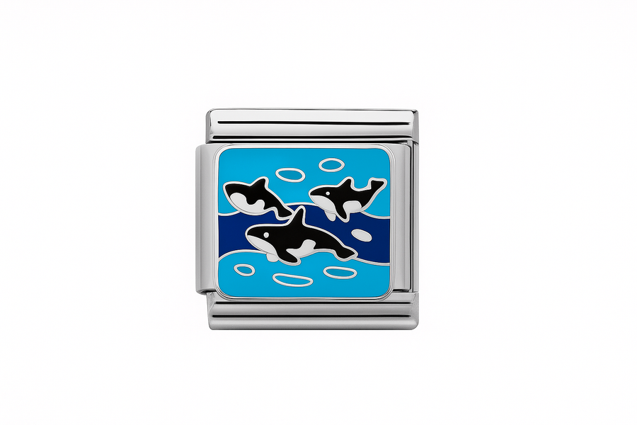 Charm tres ballenas