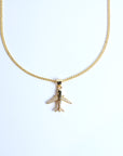 Collar avión zirconia
