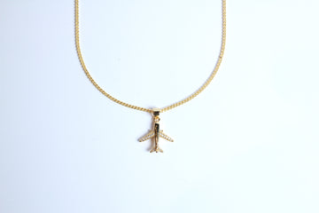 Collar avión zirconia