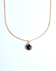 Collar dije piedra negra
