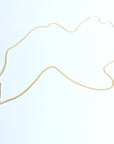 Collar dije piedra negra