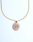 Collar virgen guadalupe zirconias
