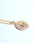Collar virgen guadalupe zirconias