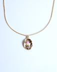 Collar dije tulipán rosa