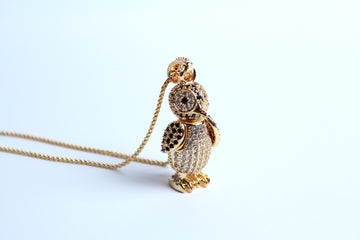 Collar dije pingüino