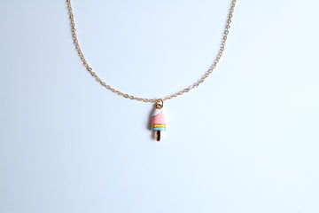Collar paleta rosa