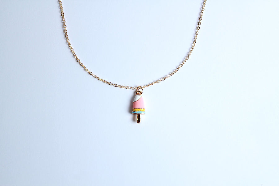 Collar paleta rosa