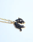 Collar jaguar negro