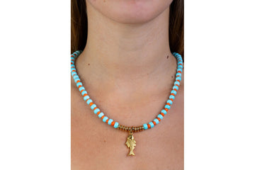 Collar Chicona Pez Dorado