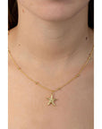 Collar Bolitas con Estrella de Mar