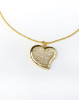 Collar Corazón con Zirconias