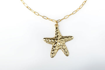 Collar Estrella de Mar con Cadena de Eslabones