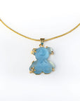 Collar Osito Azul
