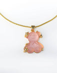 Collar Osito Rosa