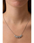 Collar para personalizar plateado (sin dijes)