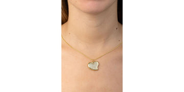 Collar Corazón con Zirconias