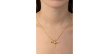 Collar Libélula con Zirconias