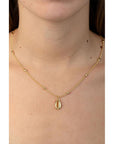 Collar Dije Media Concha