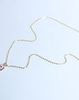 Collar paleta morada con blanco