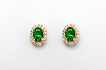 Broquel Esmeralda Ovalada