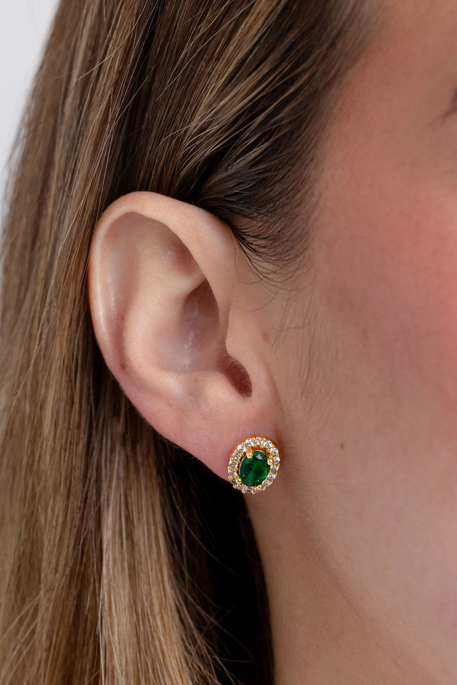 Broquel Esmeralda Ovalada