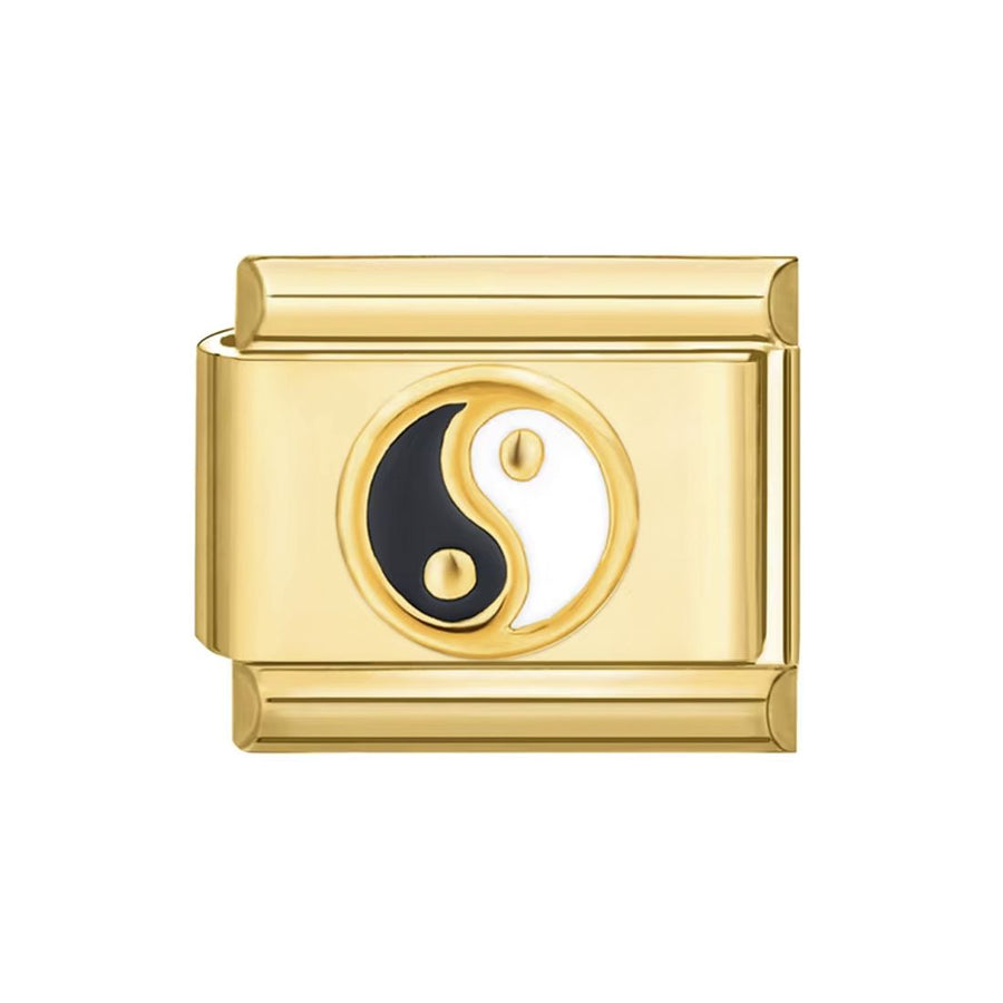 Charm dorado yin y yang