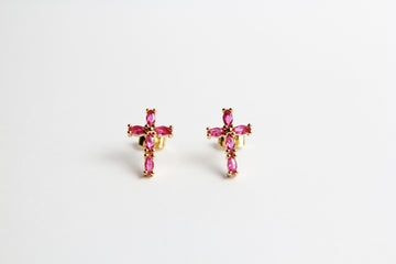 Broquel Cruces Rosadas