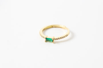 Anillo Zirconia Cuadrada