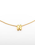 Collar inicial doradas
